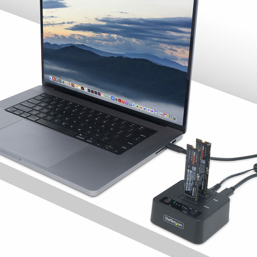 Startech 1:1 M.2 Nvme Drive Duplicator, Standalone M.2 SSD Cloner/Copier Up To 90Gbpm, USB