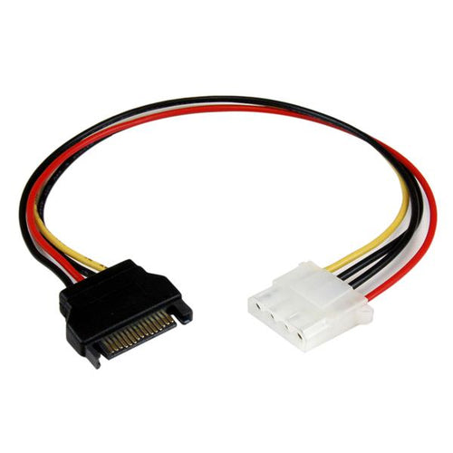 Startech 30Cm Sata 15 Pin To Lp4 Power Cable Adapter, M/F, Liftetime Wty