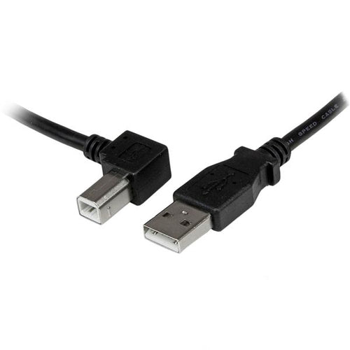 Startech 1M Usb2.0 A To Micro Usb2.0 B Cable, M/M, Left Angle, Ltw