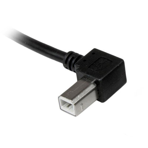 Startech 1M Usb2.0 A To Micro Usb2.0 B Cable, M/M, Left Angle, Ltw