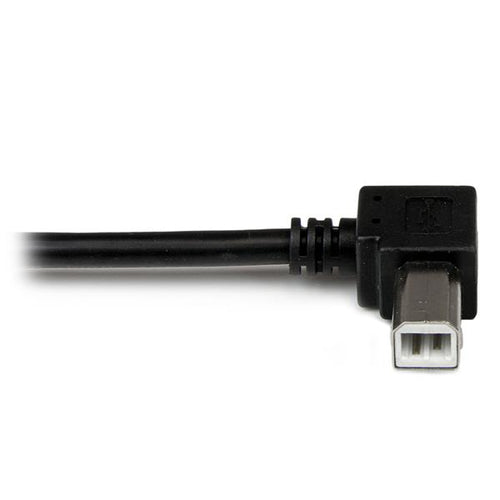 Startech 1M Usb2.0 A To Micro Usb2.0 B Cable, M/M, Left Angle, Ltw