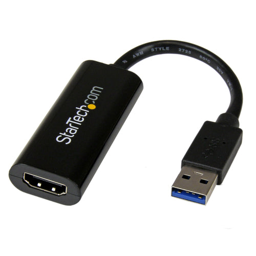 Startech Slim USB 3.0 To HDMI External Video Card Multi Monitor Adapter 2Yr