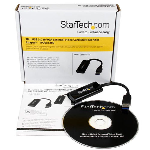 Startech USB 3.0 To VGA Adapter, USB Power, 2Yr