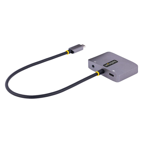 Startech.Com USB C Video Adapter, USB C To HDMI VGA Multiport Adapter, 3.5Mm Audio, 4K 60H