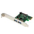 Startech 2 Port Usb-A (3.0) Pcie Card With Uasp, Std Profile, 2Yr