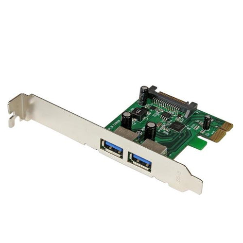 Startech 2 Port Usb-A (3.0) Pcie Card With Uasp, Std Profile, 2Yr