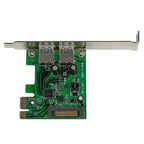 Startech 2 Port Usb-A (3.0) Pcie Card With Uasp, Std Profile, 2Yr