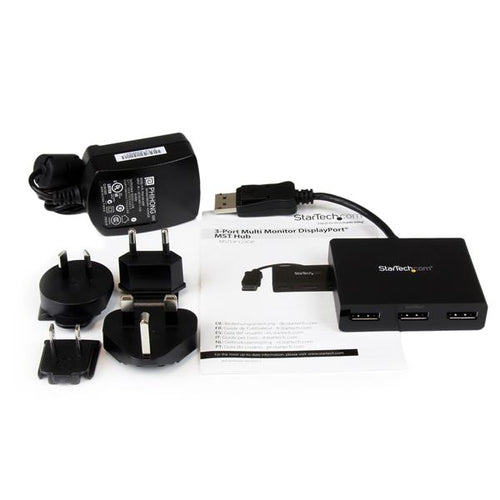 Startech Dp To Dp Multi Monitor Splitter - 3 Port Mst Hub 3Yr
