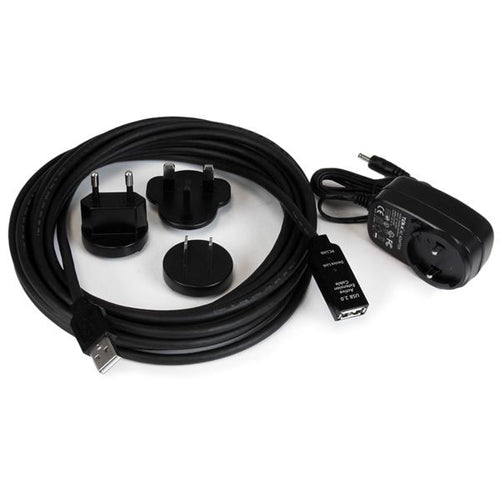 Startech 5M Usb2.0 A To A Extension Cable, M/F, Black, Led, Ltw