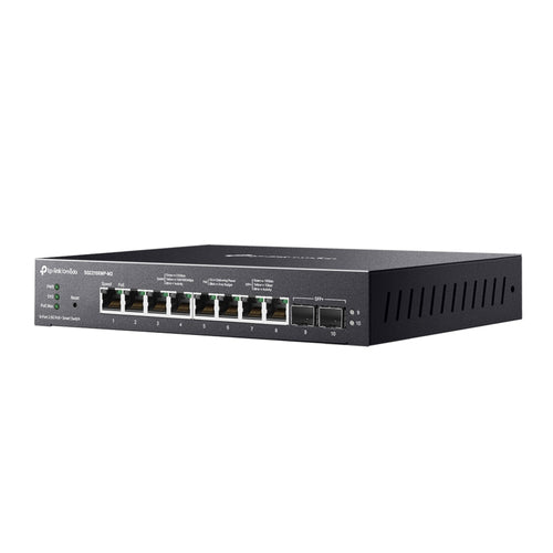 Tp-Link Omada 10-Port Managed 2.5G Desktop Switch, Poe+(8), 10G Sfp(2),160W, 5Yr