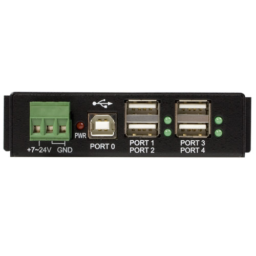 Startech 4 Port Usb2.0 Hub, Industrial, Metal, Esd Protection, Mount, 2Yr