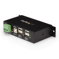 Startech 4 Port Usb2.0 Hub, Industrial, Metal, Esd Protection, Mount, 2Yr