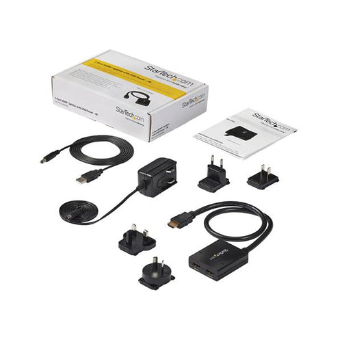 Startech 2 Port HDMI Splitter, 4K, 2Yr