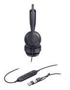 Yealink Wired (Uh42) Uc Stereoheadset,Leather Cushions,Noisecancelling Mic,C To A Adapter