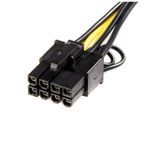 Startech Pcie 6 Pin To 8 Pin Power Adapter Cable, Ltw