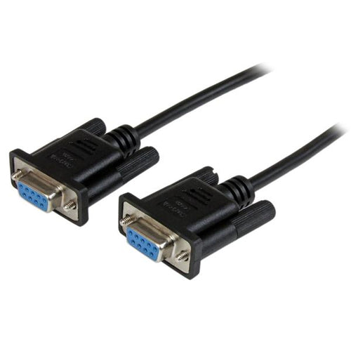 Startech 1M Black Db9 Rs232 Serial Null Modem Cable F/F, Ltw