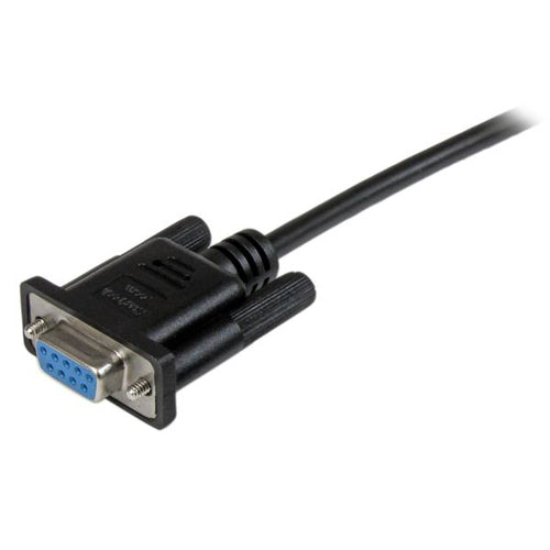 Startech 1M Black Db9 Rs232 Serial Null Modem Cable F/F, Ltw