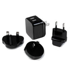 Startech Dual Port USB Wall Charger 17W/3.4A Travel Charger 110V/220V 2Yr