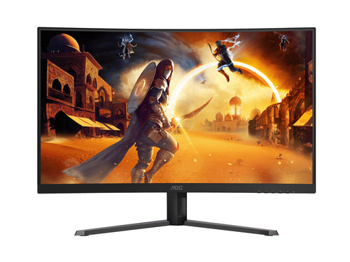 Aoc 31.5" (16:9) Curve, Qhd, 1Ms, 180Hz, Freesync, 1000R, Hdmi(2) ,Dp, 3Yr