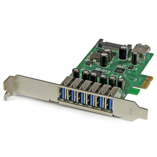 Startech 7 Port Pcie USB 3.0 Card, Sata Power Required, Uasp, 2Yr