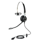 Jabra Corded Biz 2400 Ii Mono Headset, Leatherette,Qd