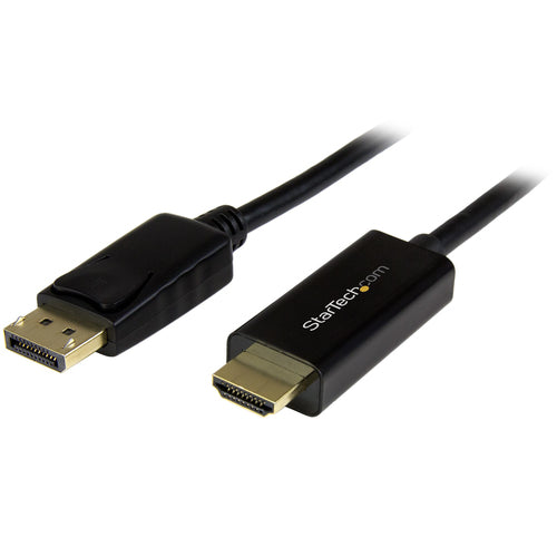 Startech 2M Dp To HDMI Adapter Cable, 4K, 3Yr
