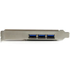 Startech 4Port Pcie USB 3.0 Adapter Card - 1 Int & 3 Ext