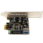Startech 4Port Pcie USB 3.0 Adapter Card - 1 Int & 3 Ext