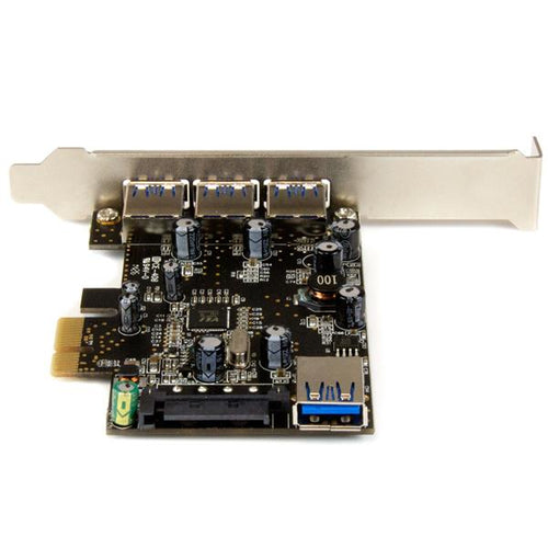 Startech 4Port Pcie USB 3.0 Adapter Card - 1 Int & 3 Ext