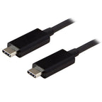 StarTech 1M USB-C 3.1 Cable, TB 3 Compatible, Black