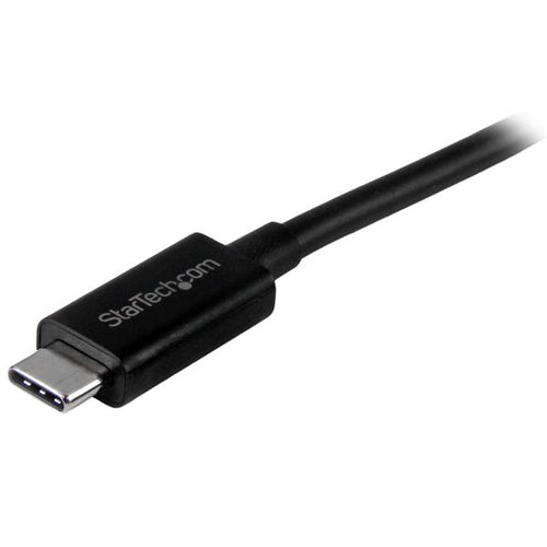Startech 1M Usb-C 3.1 Cable, TB 3 Compatible, Black, 2Yr
