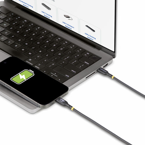 Startech 13Ft (4M) Usb-C Charging Cable, Charge & Sync, 240W (5A) Pd Epr, USB 2.0 Laptop C