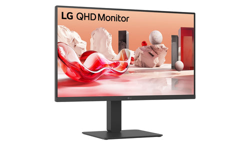 LG 27"(16:9) Qhd Ips, Hdmi, Dp, Usb-C(65W), 100Hz, D/Chain, Kvm, H/Adj, Vesa, 3Yr