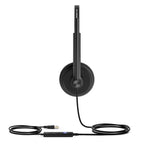 Yealink Wired (Uh34-Lite) Ms Dual Headset, Noise Cancelling Mic, Foam Cushion, Usb-A