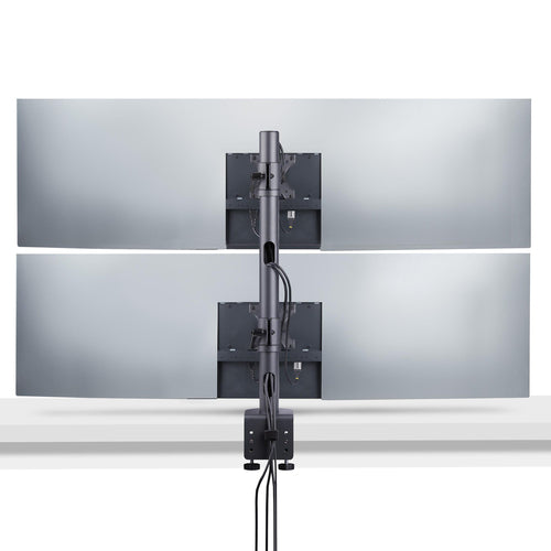 Startech Desk Mount For 2X Vertically Stacked Monitors, Dual 49"; Taa, 5 Yr