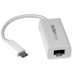 StarTech USB-C 3.0 To GbE Adapter, Tb3 Compatible, White