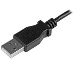 Startech 2M Usb2.0 A To Micro Usb2.0 B, M/M, Left Angle, Ltw