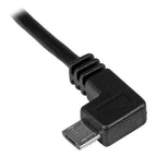 Startech 2M Usb2.0 A To Micro Usb2.0 B, M/M, Left Angle, Ltw