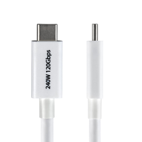 Startech 3Ft (1M) Thunderbolt 5 Cable, 80Gbps, Certified - White, Ltw