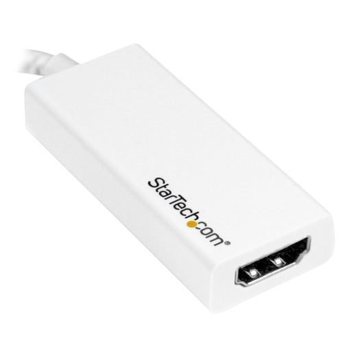 Startech Usb-C (T/Bolt3) To HDMI Adapter, 4K, White, 3Yr