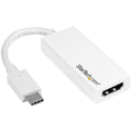 Startech Usb-C (T/Bolt3) To HDMI Adapter, 4K, White, 3Yr
