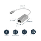 Startech Usb-C To Gbe Adapter USB 3.0 Network Nic Aluminum 2Yr