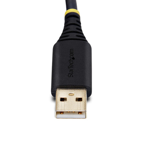 Startech 6.6Ft (2M) USB To Serial Adapter Cable, Com Retention, Interchangeable Screws/Nut