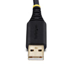 Startech 6.6Ft (2M) USB To Serial Adapter Cable, Com Retention, Interchangeable Screws/Nut