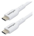 Startech 2M Usb-C Charging Cable, 60W 3A Pd, White, Ltw