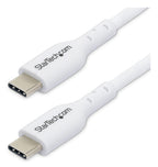 StarTech 2M USB-C Charging Cable, 60W 3A Pd, White, Ltw