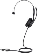 Yealink Wired (Uh35) Ms Mono Headset,Noise Cancelling Mic,C/A Adapter, Project Base Only