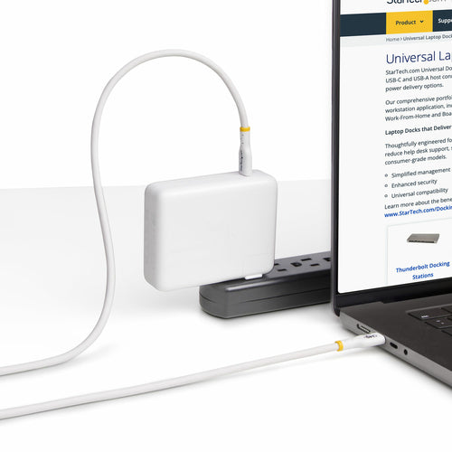 Startech 6.6Ft (2M) Usb-C Charging Cable, Charge & Sync, 240W (5A) Pd Epr, USB 2.0 Laptop