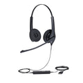 Jabra Corded Biz 1500 Uc Duo Headset,Usb-A