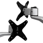 Startech Dual Monitor Desk Mount <30", <24" (Stacked), <9Kg, Full Motion, Silver, Vesa, 10